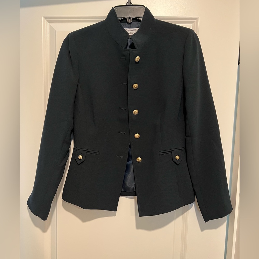 Women’s Tahari ASL Navy Suit